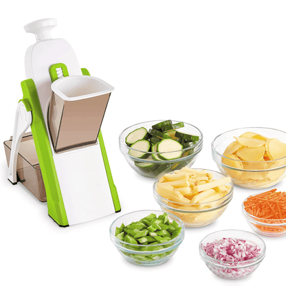 SafeSlicer™ Pro - Cortador de Verduras Multifuncional 5 en 1